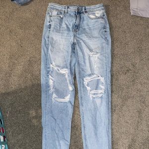 American Eagle Ripped Mom Jeans